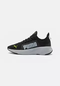 Нейтральные кроссовки SOFTRIDE PREMIER SLIP-ON Puma, цвет black/pro green/platinum gray