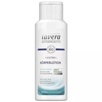 Нейтральный лосьон для тела Органическая примула вечерняя Увлажняющий уход Веганский лосьон для тела Медицинский уход за чувствительной кожей без консервантов Ph-нейтральный 200 мл, Lavera