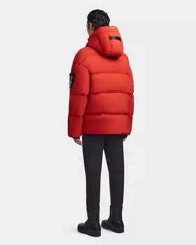 NELSON УНИСЕКС ПУХОВИК С КАПЮШОНОМ Rudsak, оранжевый