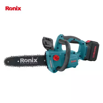 Немецкая литиевая электрическая цепная пила Ronix 8651 20 В, один аккумулятор (4,0 Ач), один заряд