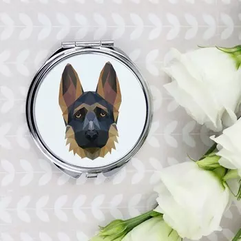 Немецкая овчарка Зеркальная геометрическая собака Inna Marka