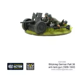 Немецкая противотанковая пушка Pak 36 «Блицкриг», Bolt Action - German - Blitzkrieg (28mm)
