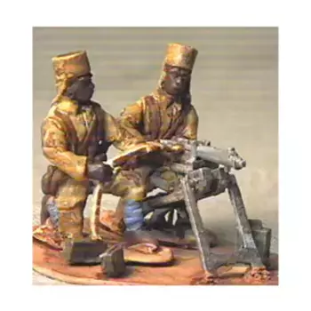 Немецкая Schutztruppe Askaris MG Team (28 мм), Colonial Wars Troops (28mm) (Reviresco)