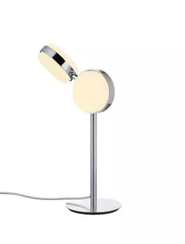 Немецкая светодиодная настольная лампа серебристого цвета 960 лм с регулируемой яркостью, пульт дистанционного управления ZigBee RGB, регулируемая B-Leuchten, серебро