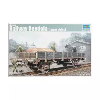 Немецкая железнодорожная гондола с нижними бортами, Military Models (1:35) (Trumpeter Models)