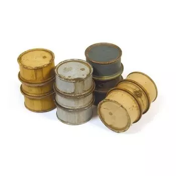 Немецкие бочки с топливом в масштабе 1:35 Аксессуары Vallejo Scenics