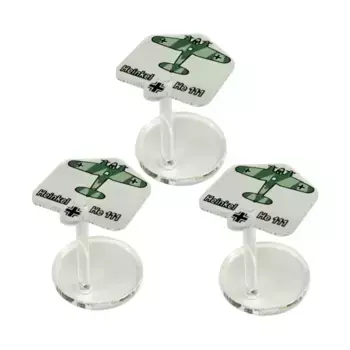 Немецкие бомбардировщики Хейнкель He-111, Premium Printed Micro Air Stands - Axis & Allies War at Sea