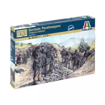 Немецкие десантники (тропическая форма), Soldiers - WWII (1:72) (Italeri)