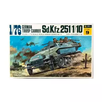 Немецкий десантный авианосец Sd.Kfz.251/1//10, Fujimi Models - WWII (1:76)