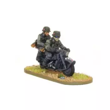 Немецкий мотоцикл «Блицкриг Kradschutzen», Bolt Action - German - Blitzkrieg (28mm)