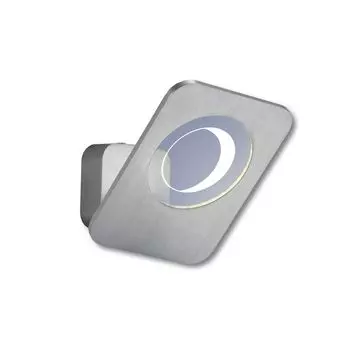 Немецкий светодиодный настенный светильник алюминий 560лм 5Вт поворотный 3000К 17х20см B-Leuchten