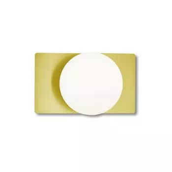 Немецкий светодиодный настенный светильник латунь матовый/пустой 900лм 9 Вт выключатель 22x13см B-Leuchten