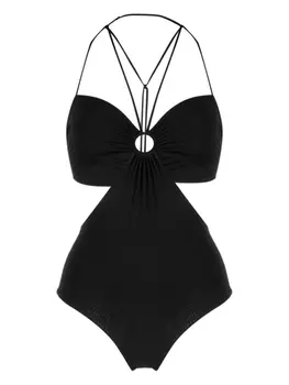 Nensi Dojaka купальник с вырезами, черный