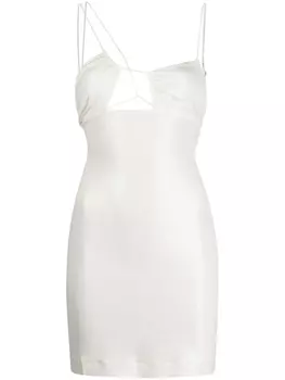 Nensi Dojaka платье мини с вырезами, белый