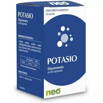 NEO Калий для выведения жидкости и укрепления мышц Микрогранулированный микроэлемент 50 капсул