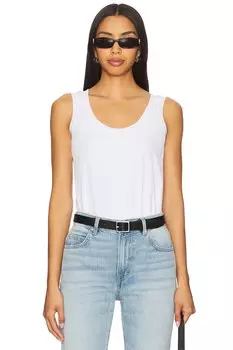 Необходимый хлопковый танк-боди Commando, white