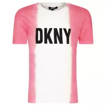 Необычная футболка обычного кроя Dkny, розовый
