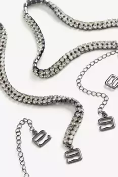 Необычные бретели бюстгальтера H&M, серый