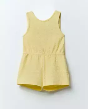 Необычный трикотажный комбинезон Sfera, жёлтый