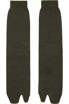 Неофициальные таби-носки Maison Margiela, зеленый