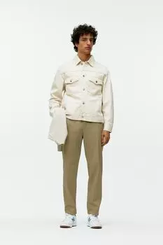 Неокрашенная джинсовая куртка Arket, экрю