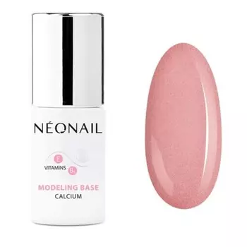 NEONAIL Моделирующая база Calcium Hybrid Base Bubbly Pink 7,2 мл Nonail