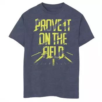 Неоновая футболка для мальчиков 8–20 лет «Докажи это на поле» Unbranded