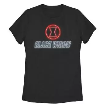 Неоновая футболка для юниоров Marvel Black Widow Licensed Character