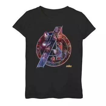 Неоновая футболка с героем Marvel Avengers Endgame для девочек 7–16 лет Licensed Character