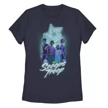 Неоновая футболка Stranger Things для юниоров Scoops Troop Licensed Character