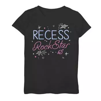 Неоновая красочная футболка с рисунком Rock Star для девочек 7–16 лет Licensed Character
