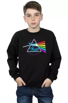 Неоновая толстовка Darkside Pink Floyd, черный