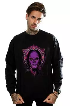 Неоновая толстовка Пожирателя Смерти Harry Potter, черный