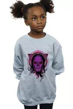 Неоновая толстовка Пожирателя Смерти Harry Potter, серый