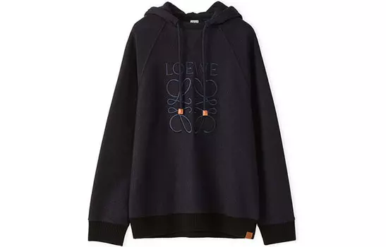 Неоновая толстовка с капюшоном Loewe, синий