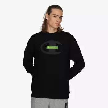 Неоновая толстовка с круглым вырезом Champion, черный