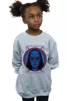 Неоновая толстовка с маской Пожирателя Смерти Harry Potter, серый