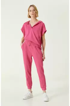 Неоново-розовые спортивные штаны Network, розовый