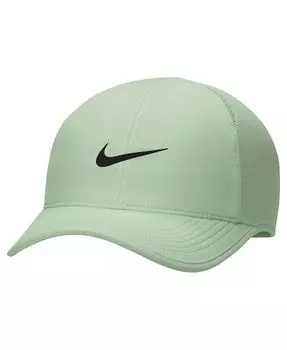 Неоново-зеленая регулируемая шляпа с перьями Club Performance Nike, зеленый