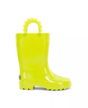 Неоновые резиновые сапоги для маленьких девочек Western Chief, зеленый