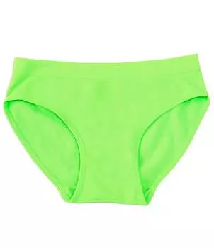 Неоновые трусики бикини без швов для больших девочек 6–16 лет GB, зеленый