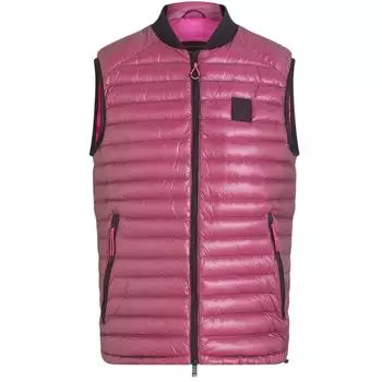 Неоновый блестящий розовый жилет Airframe, пуховая куртка Belstaff, розовый