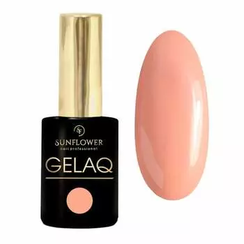 Неоновый УФ-лак гибридный – Светящийся лосось Gelaq, №119, SUNFLOWER