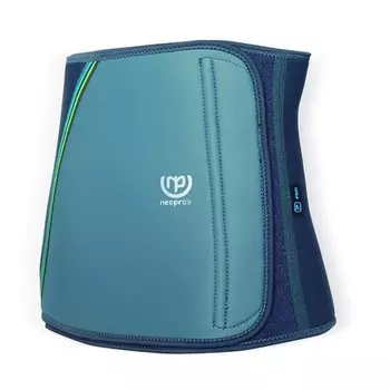 NEOPRAIR крестцово-поясничный бандаж из неопрена для мужчин/женщин при острой и хронической боли в пояснице, спортивное использование, один размер, серый и синий цвет Prim