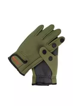 Неопреновые перчатки спин Arapaima Fishing Equipment, зеленый