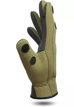 Неопреновые рыболовные перчатки для рыболовов normani, цвет Oliv