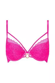 Неотразимый бюстгальтер с глубоким вырезом и мягкими чашечками Ann Summers, розовый