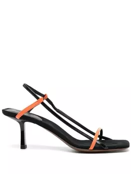 NEOUS Merga 65mm heel sandals, черный