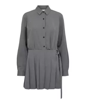 Неподвластное времени плиссированное платье Designers Remix, серый