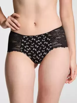 Непоказывающиеся дерзкие трусики Pink, черный